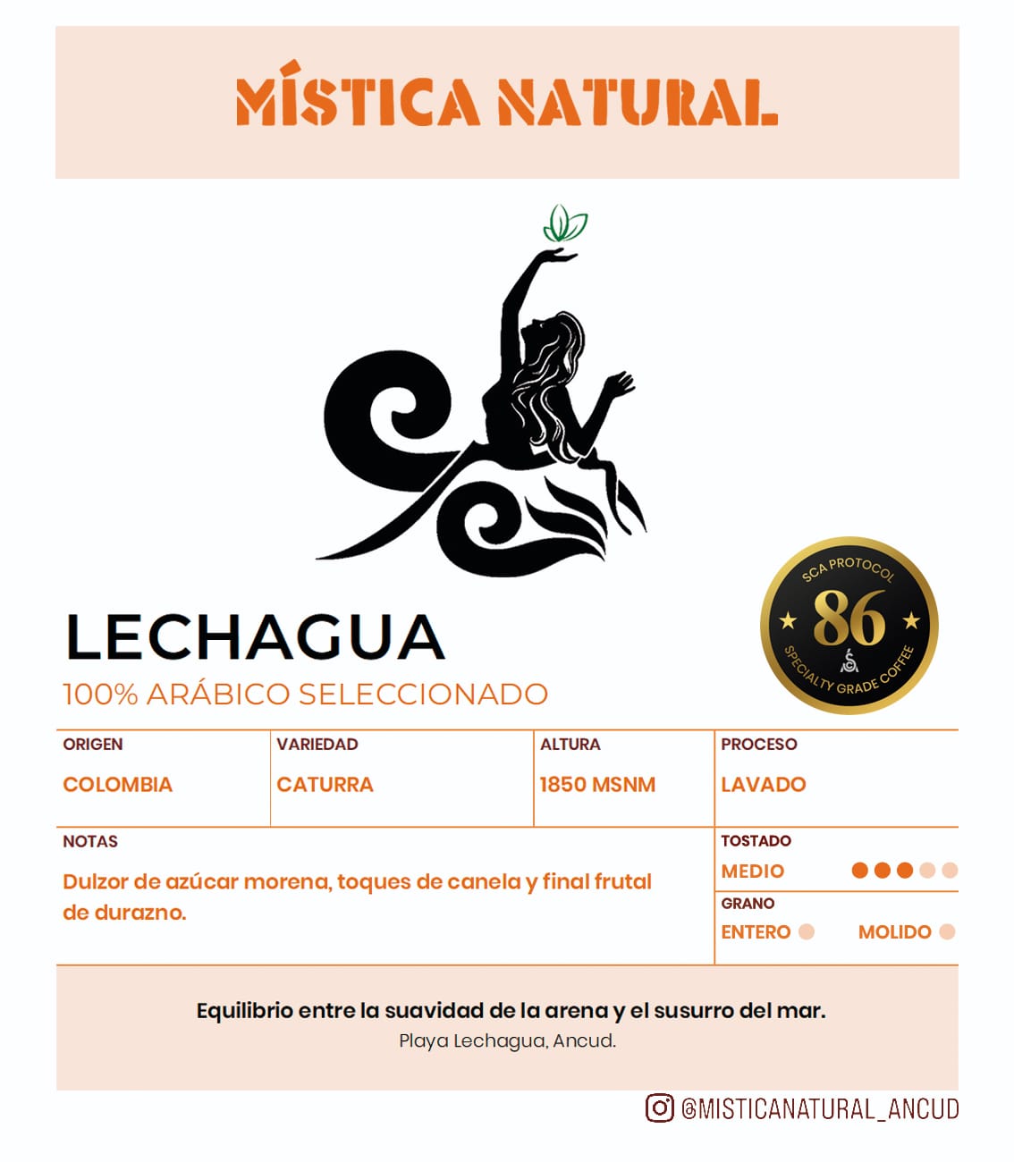 Ficha de café Lechagua